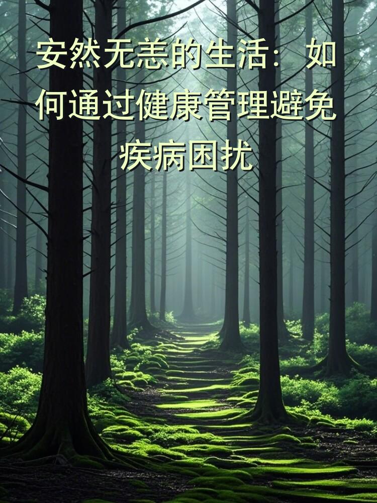 安然无恙的生活：如何通过健康管理避免疾病困扰