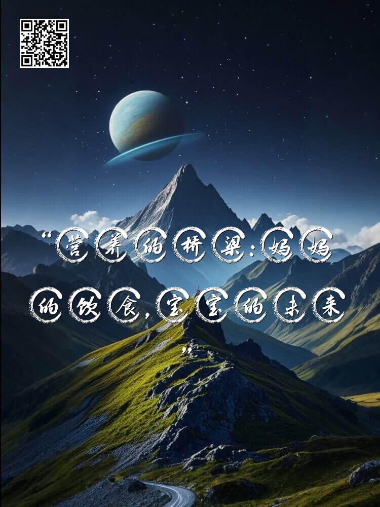 “营养的桥梁：妈妈的饮食，宝宝的未来”