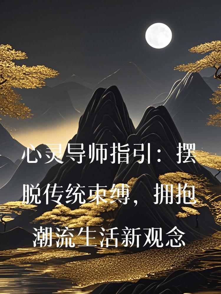 心灵导师指引：摆脱传统束缚，拥抱潮流生活新观念