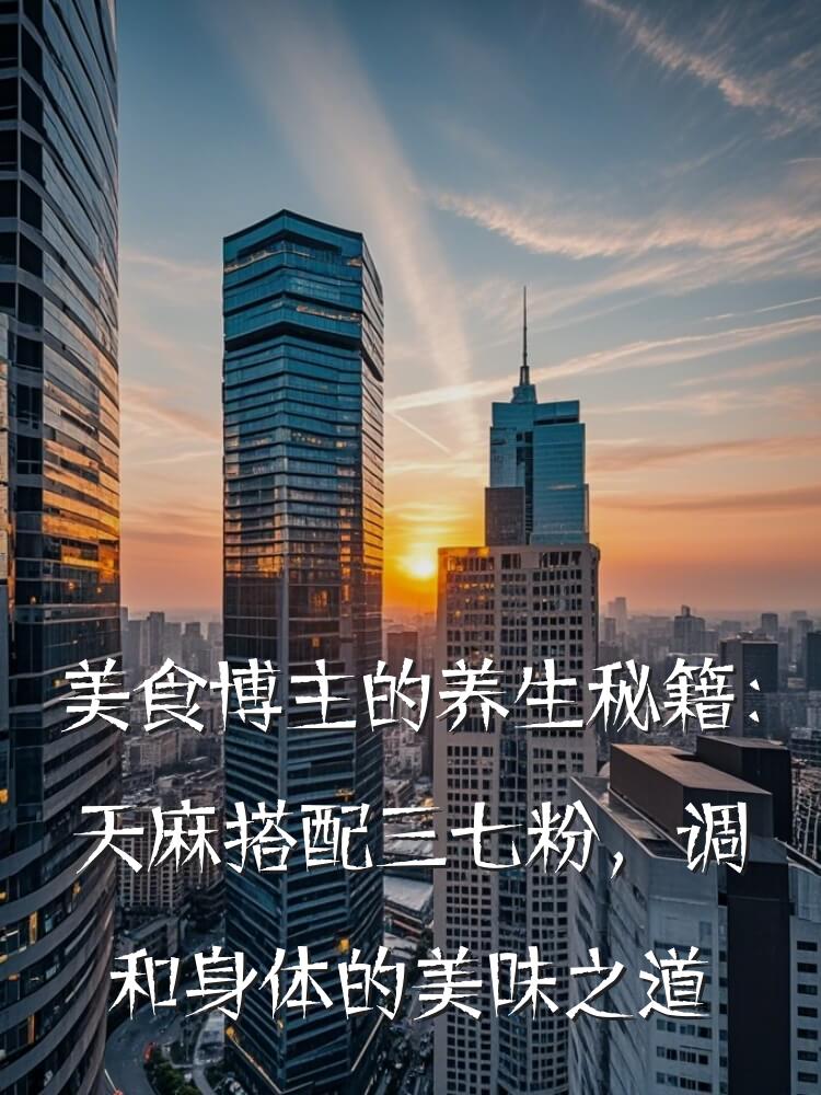 美食博主的养生秘籍：天麻搭配三七粉，调和身体的美味之道