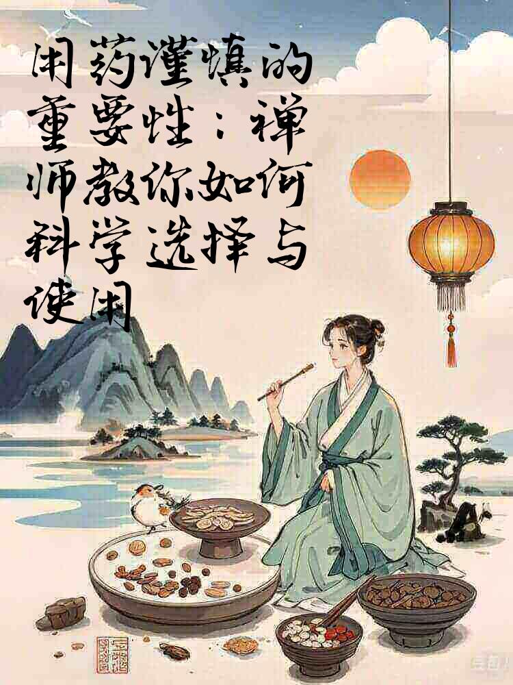 用药谨慎的重要性：禅师教你如何科学选择与使用药物