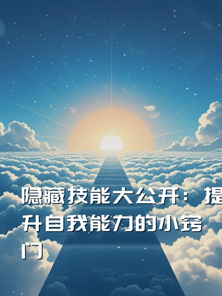 隐藏技能大公开：提升自我能力的小窍门