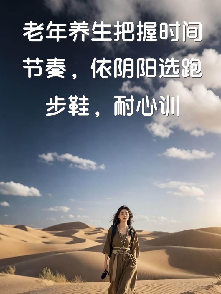 老年养生把握时间节奏，依阴阳选跑步鞋，耐心训练