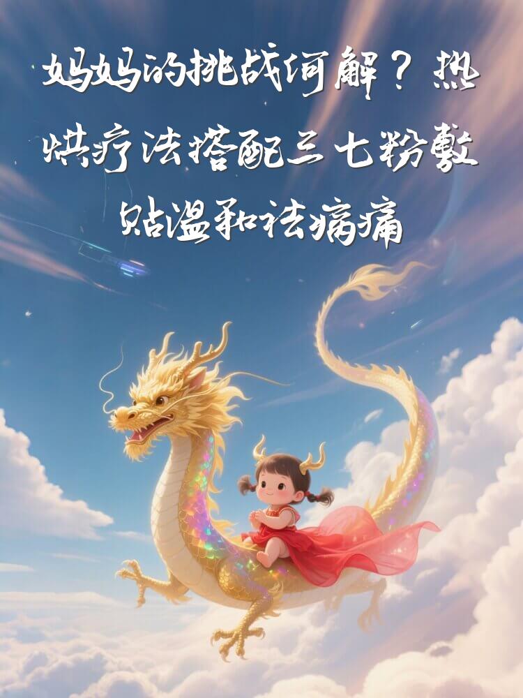 妈妈的挑战何解？热烘疗法搭配三七粉敷贴温和祛病痛