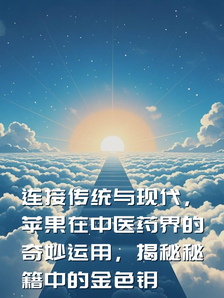 连接传统与现代，苹果在中医药界的奇妙运用，揭秘秘籍中的金色钥匙