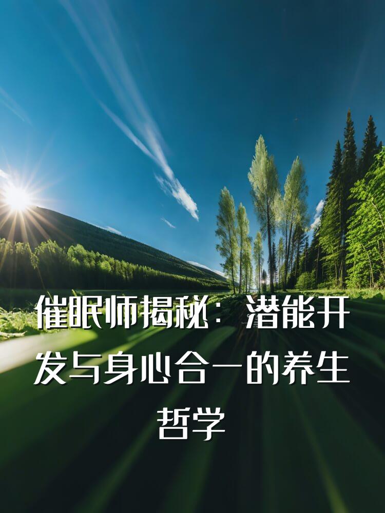 催眠师揭秘：潜能开发与身心合一的养生哲学