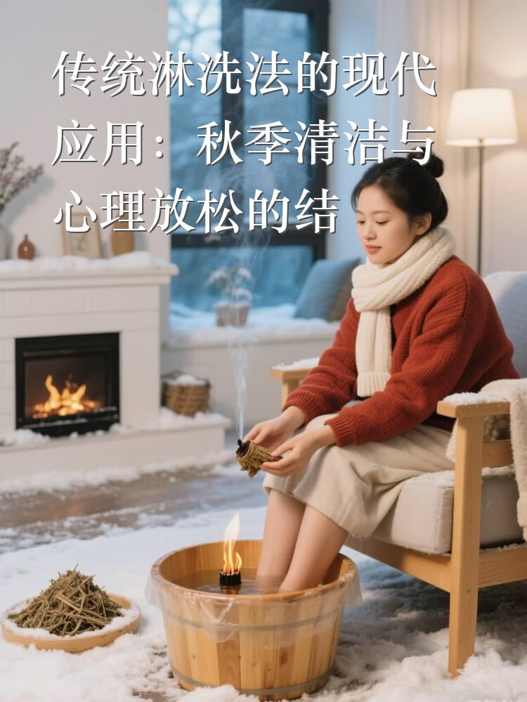 传统淋洗法的现代应用：秋季清洁与心理放松的结合