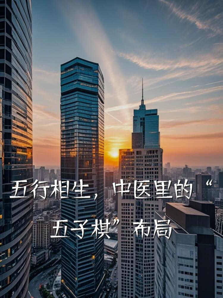 五行相生，中医里的“五子棋”布局