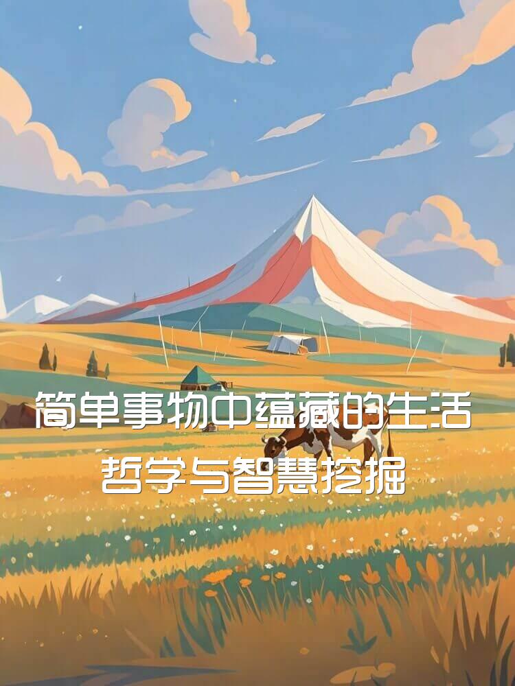 简单事物中蕴藏的生活哲学与智慧挖掘
