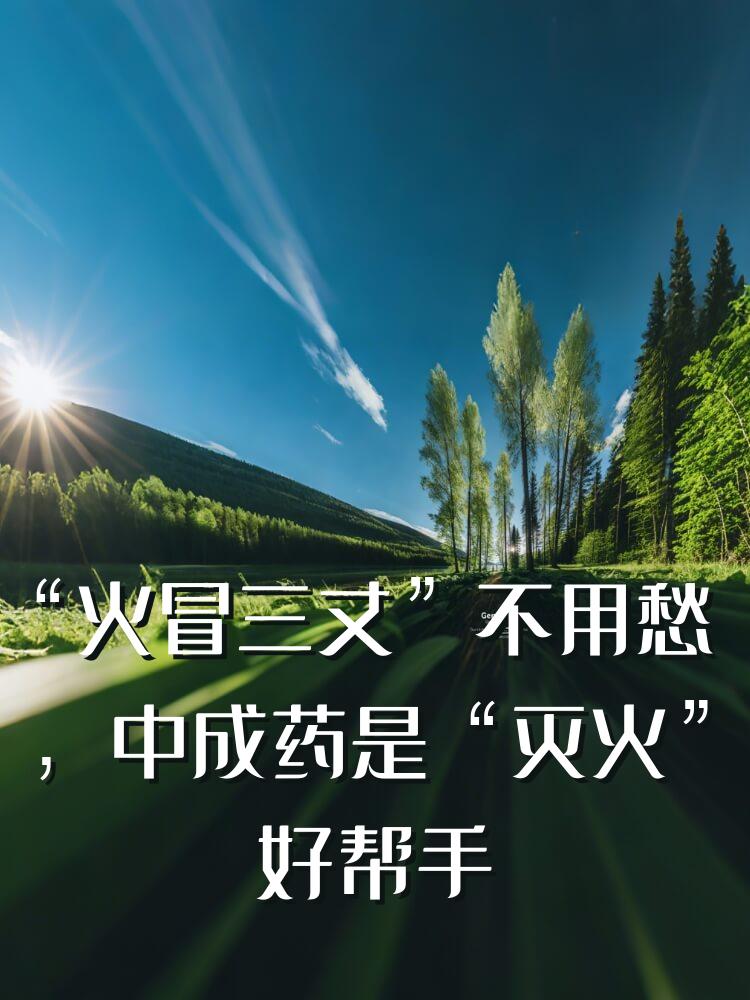 “火冒三丈”不用愁，中成药是“灭火”好帮手