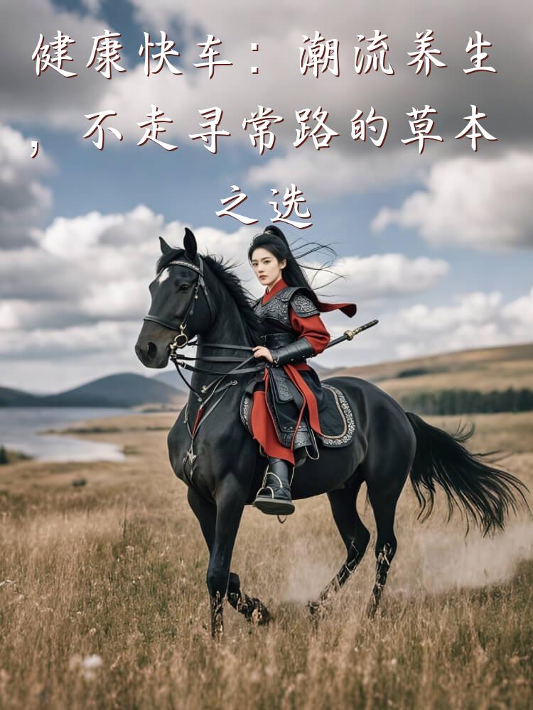 健康快车：潮流养生，不走寻常路的草本之选