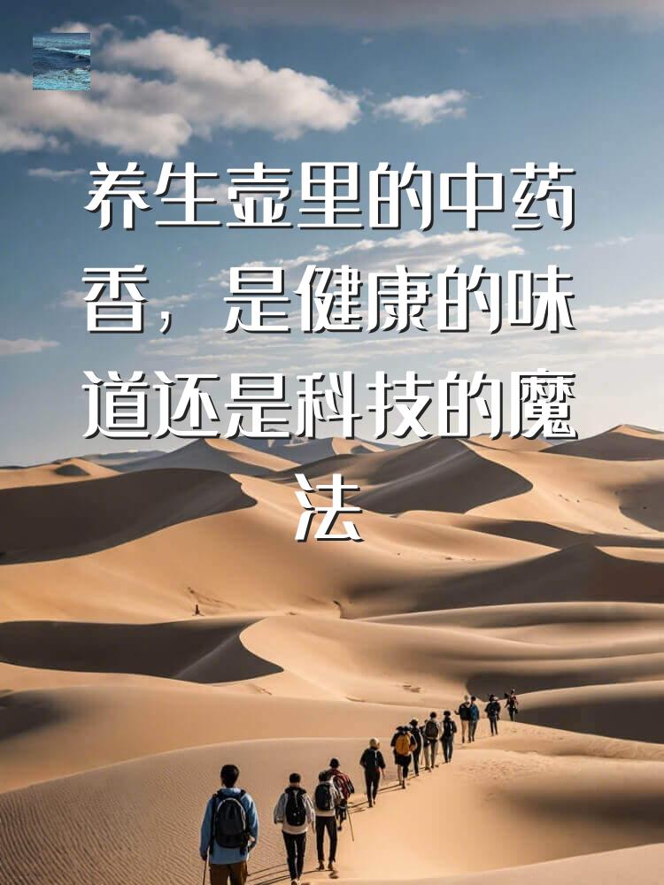 养生壶里的中药香，是健康的味道还是科技的魔法？