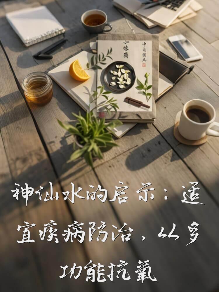 神仙水的启示：适宜疾病防治，从多功能抗氧化剂开始