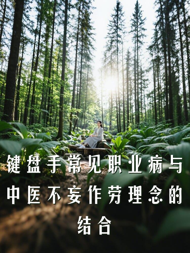 键盘手常见职业病与中医不妄作劳理念的结合