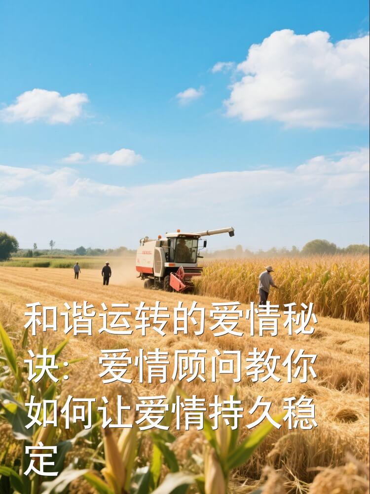 和谐运转的爱情秘诀：爱情顾问教你如何让爱情持久稳定