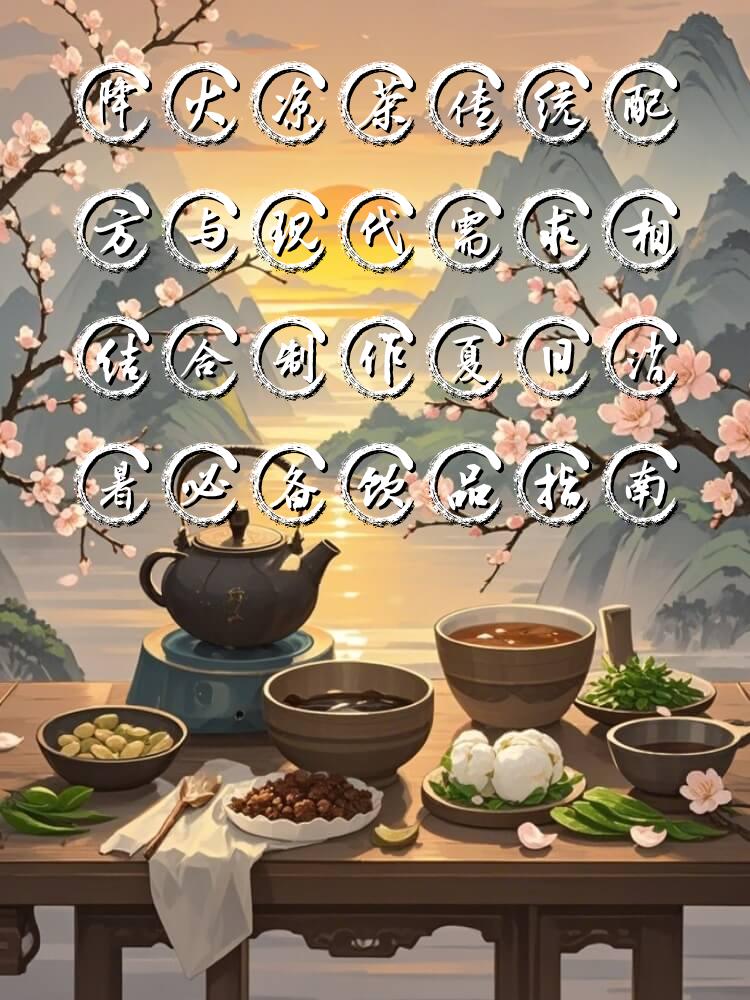 降火凉茶传统配方与现代需求相结合制作夏日消暑必备饮品指南