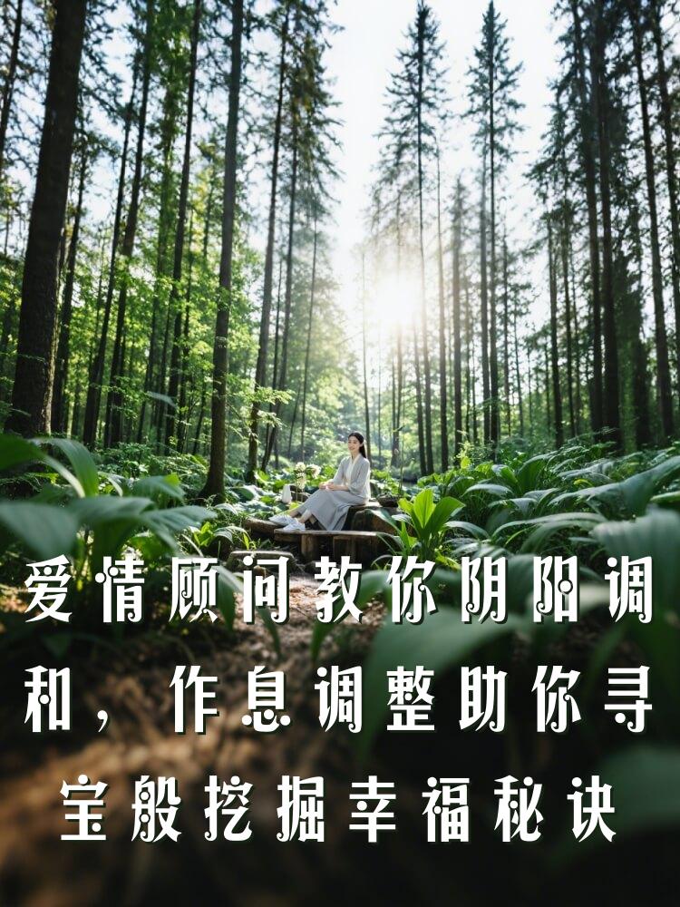 爱情顾问教你阴阳调和，作息调整助你寻宝般挖掘幸福秘诀
