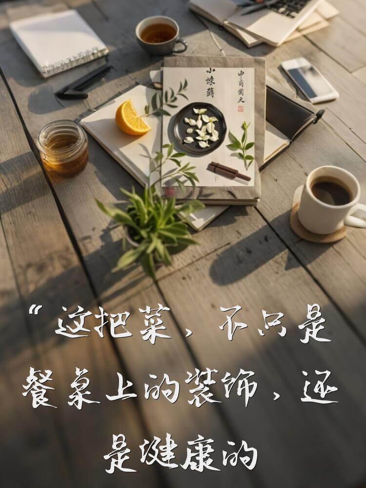 “这把菜，不只是餐桌上的装饰，还是健康的守护者！”