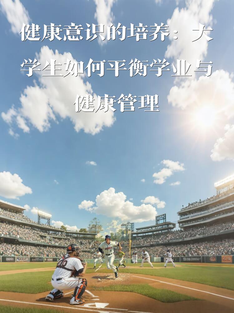 健康意识的培养：大学生如何平衡学业与健康管理
