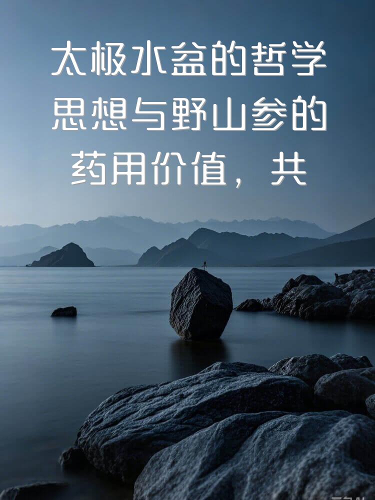 太极水盆的哲学思想与野山参的药用价值，共同诠释中华文化的博大精深