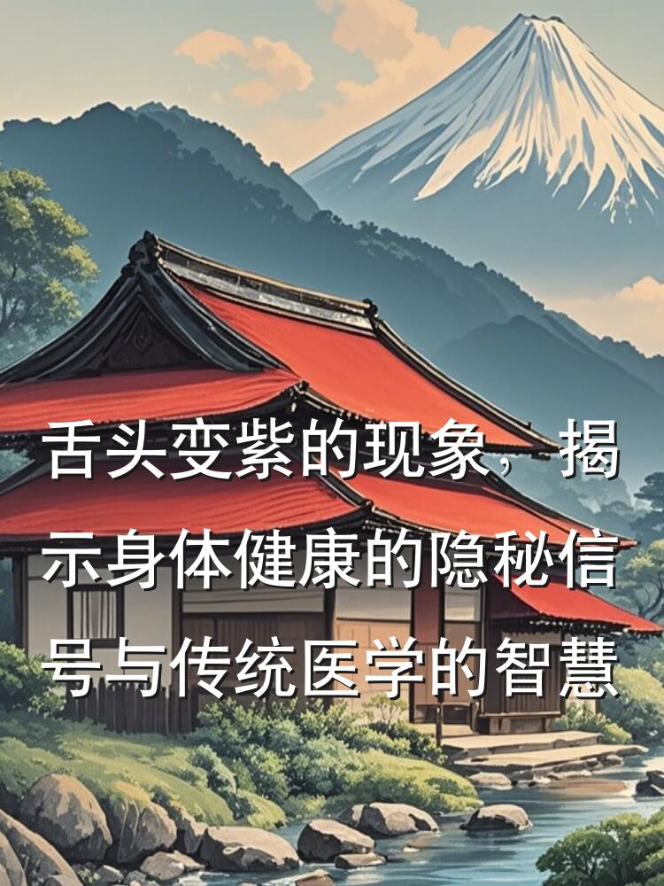 舌头变紫的现象，揭示身体健康的隐秘信号与传统医学的智慧