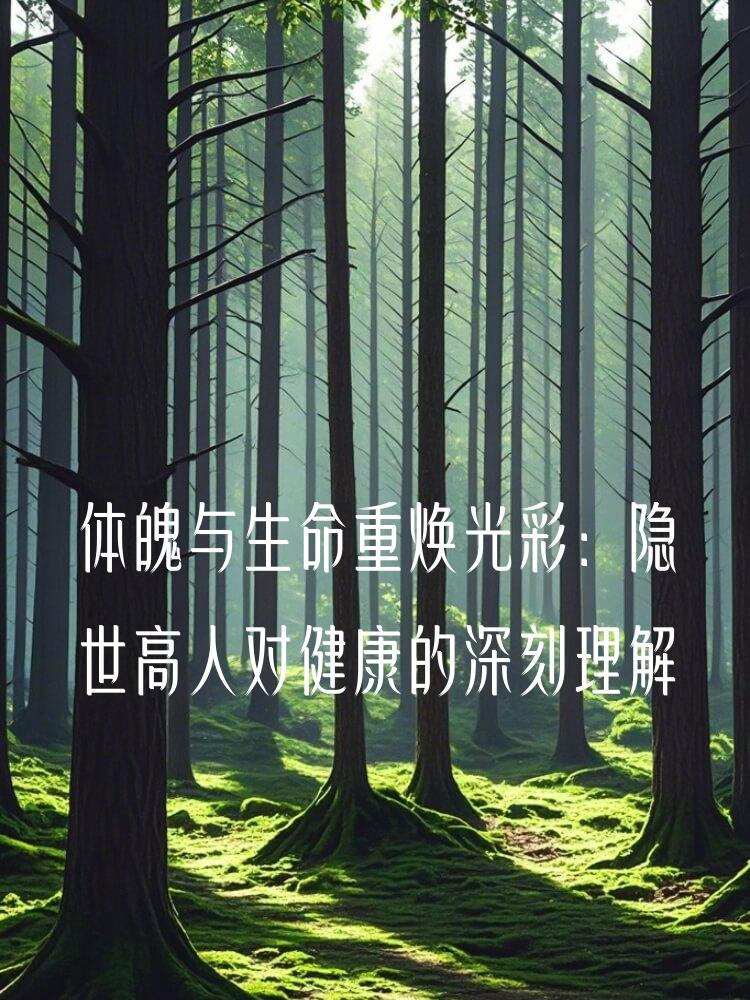 体魄与生命重焕光彩：隐世高人对健康的深刻理解