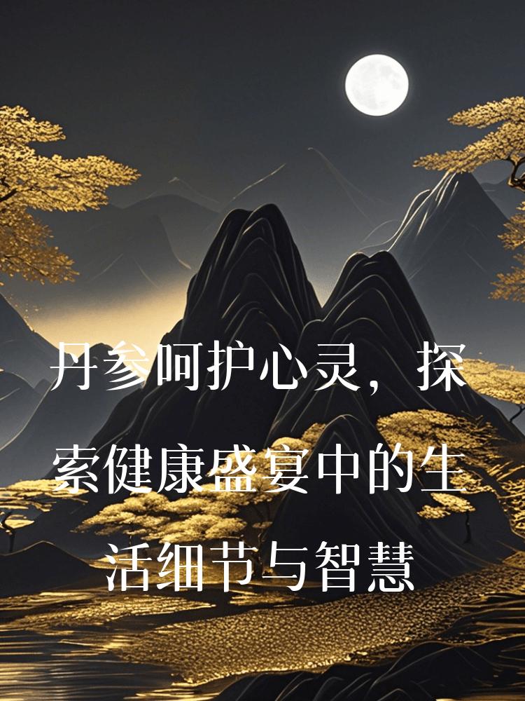 丹参呵护心灵，探索健康盛宴中的生活细节与智慧