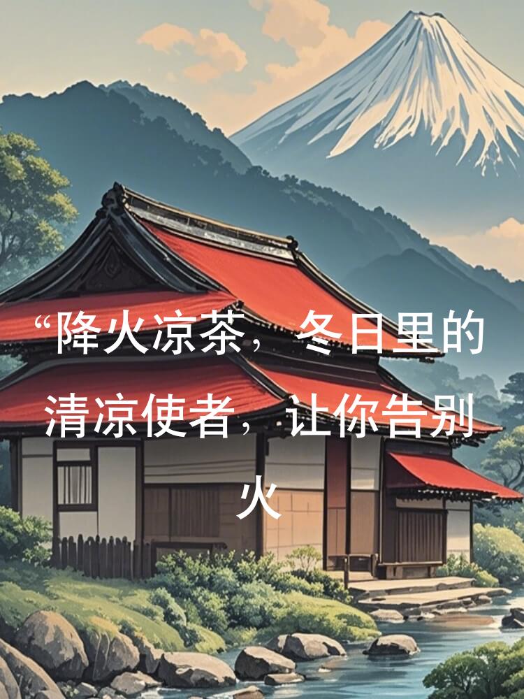 “降火凉茶，冬日里的清凉使者，让你告别火气！”