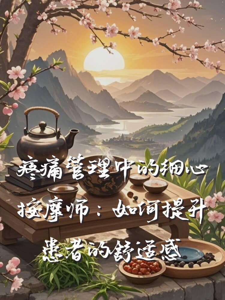 疼痛管理中的细心按摩师：如何提升患者的舒适感