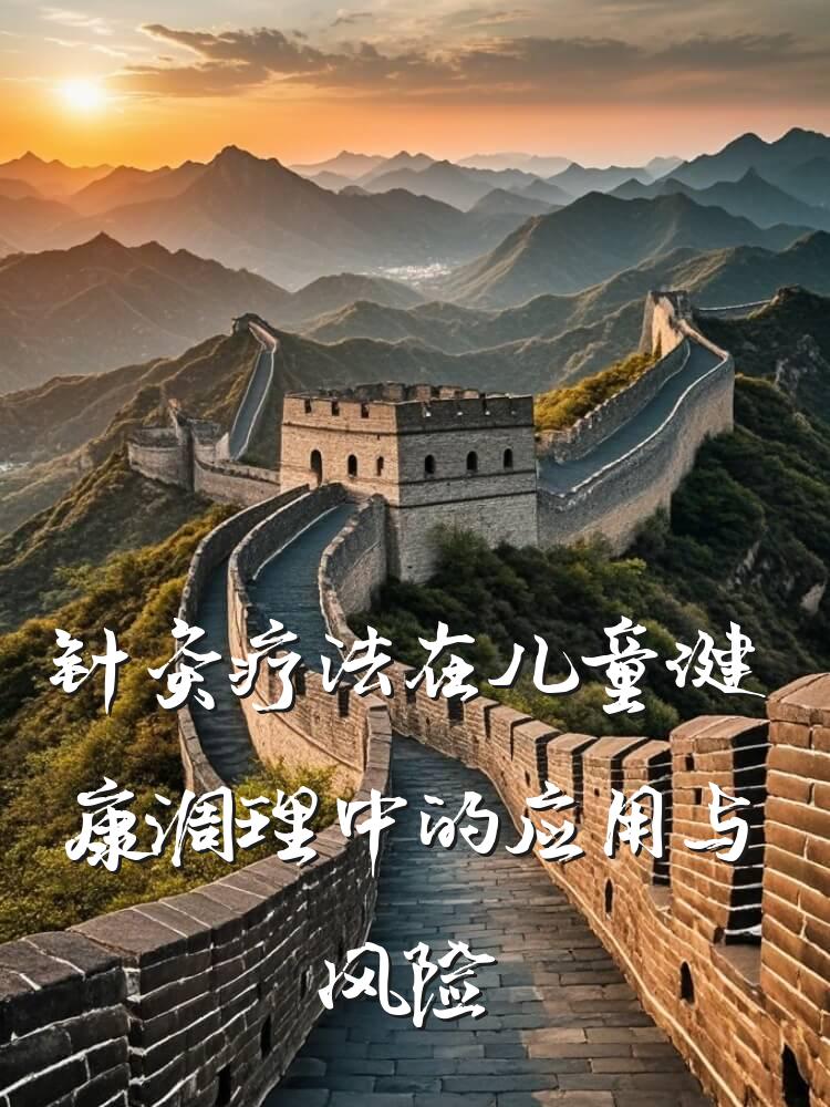 针灸疗法在儿童健康调理中的应用与风险