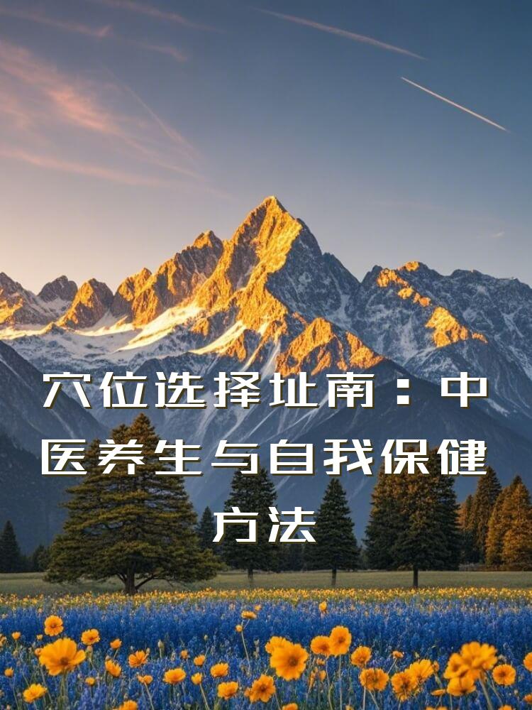 穴位选择指南：中医养生与自我保健方法