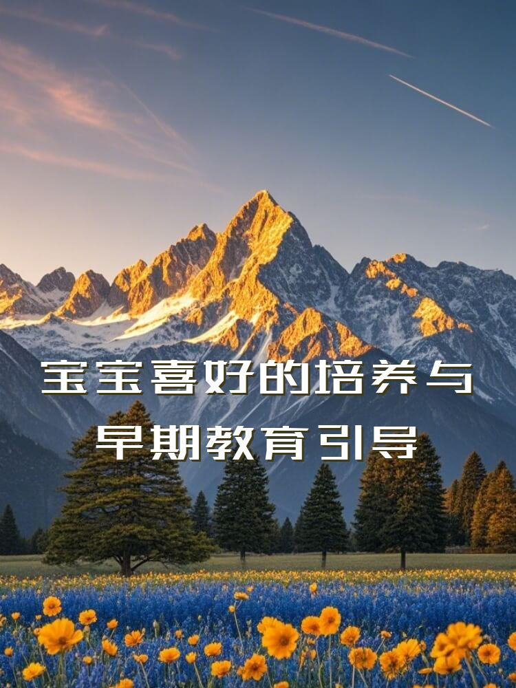 宝宝喜好的培养与早期教育引导