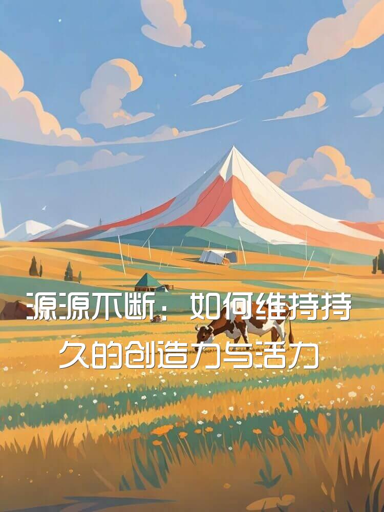 源源不断：如何维持持久的创造力与活力