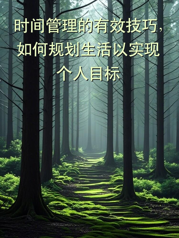 时间管理的有效技巧，如何规划生活以实现个人目标