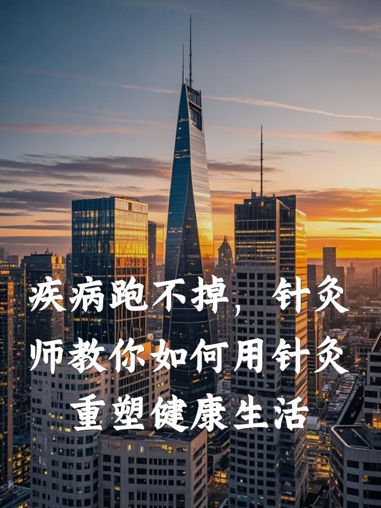 疾病跑不掉，针灸师教你如何用针灸重塑健康生活