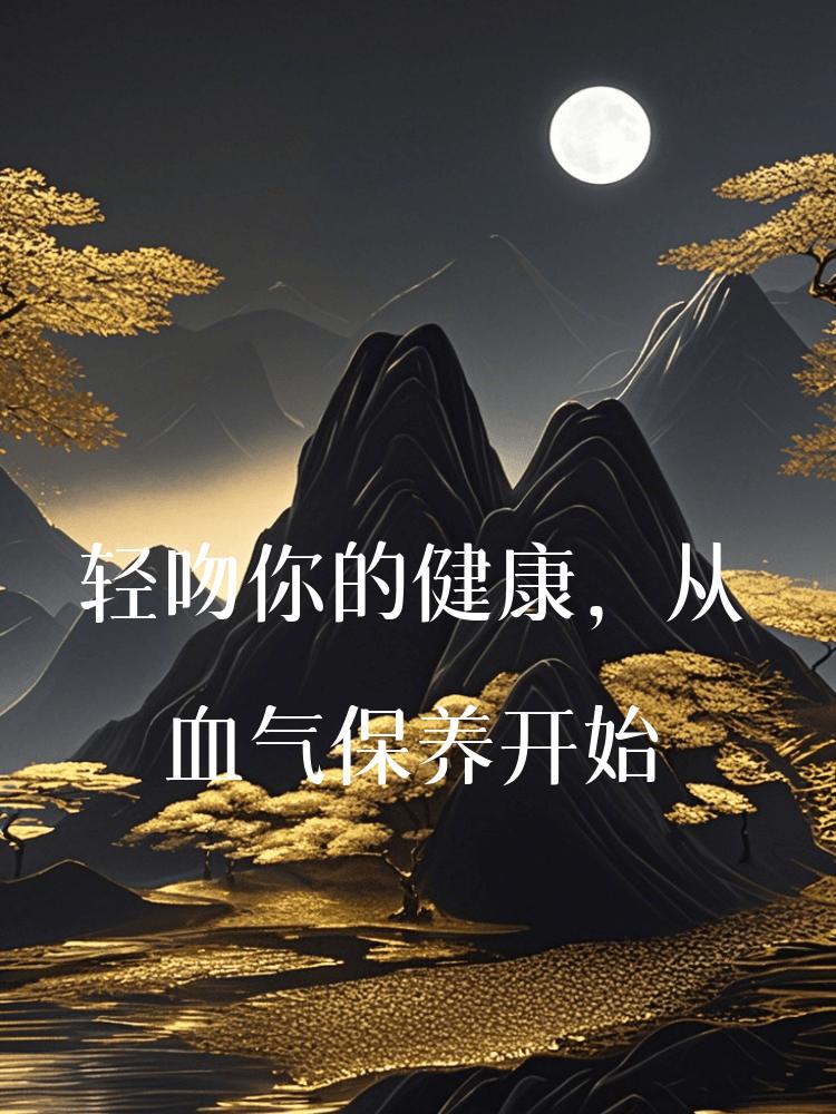 轻吻你的健康，从血气保养开始