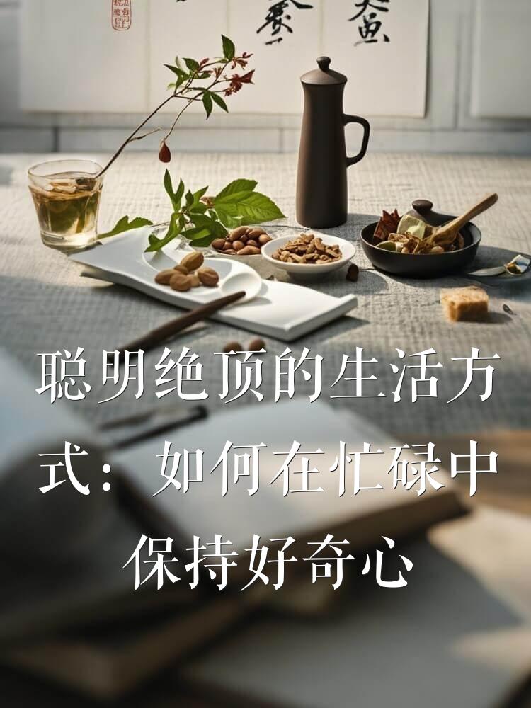聪明绝顶的生活方式：如何在忙碌中保持好奇心