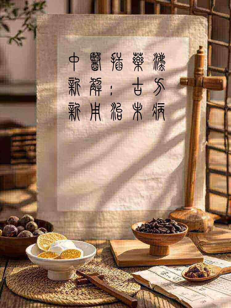 中医插药法新解：古方新用治未病