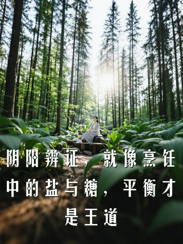 阴阳辨证，就像烹饪中的盐与糖，平衡才是王道