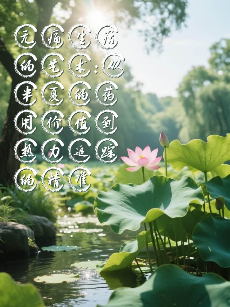 无痛生活的艺术：从半夏的药用价值到热力追踪的精准