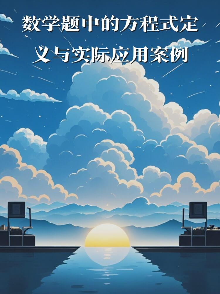 数学题中的方程式定义与实际应用案例