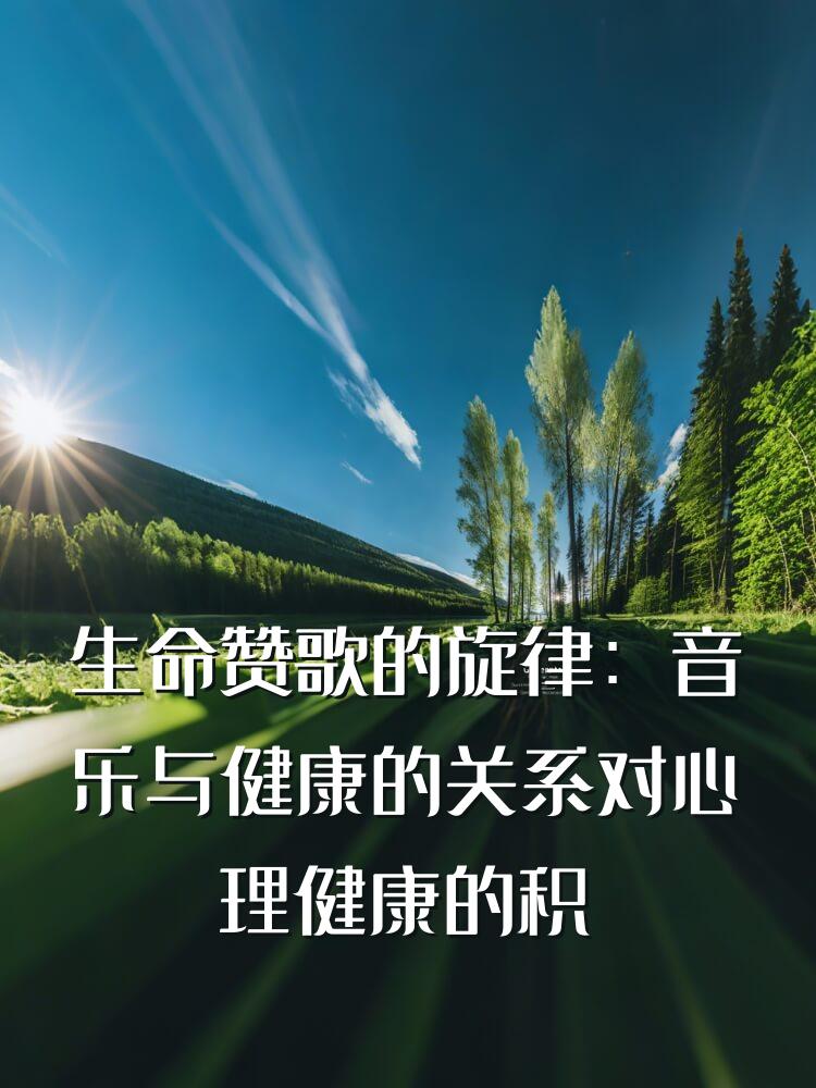 生命赞歌的旋律：音乐与健康的关系对心理健康的积极影响