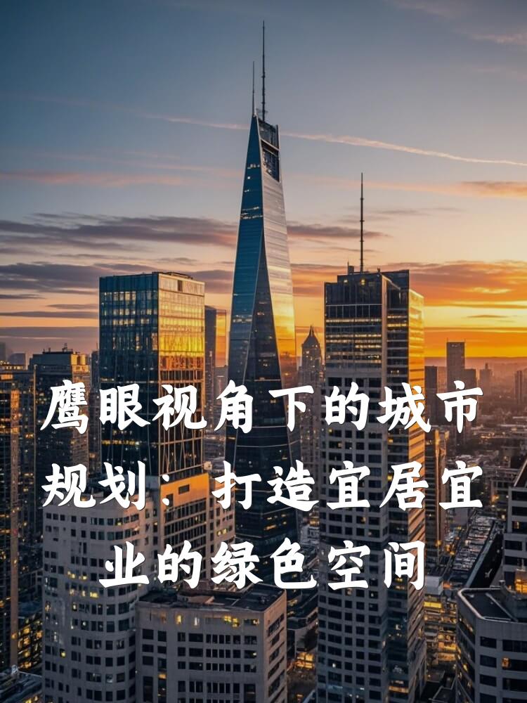 鹰眼视角下的城市规划：打造宜居宜业的绿色空间