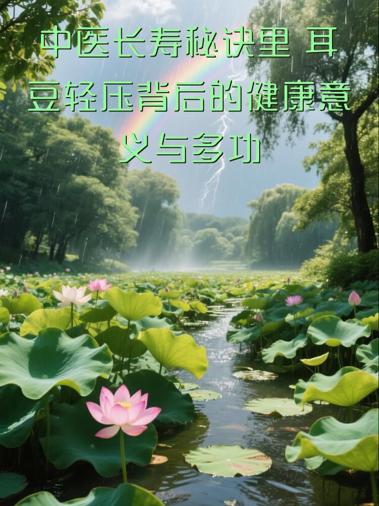 中医长寿秘诀里 耳豆轻压背后的健康意义与多功能性