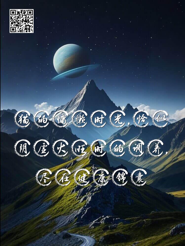 猫的慵懒时光，恰似阴虚火旺时的调养，尽在健康锦囊