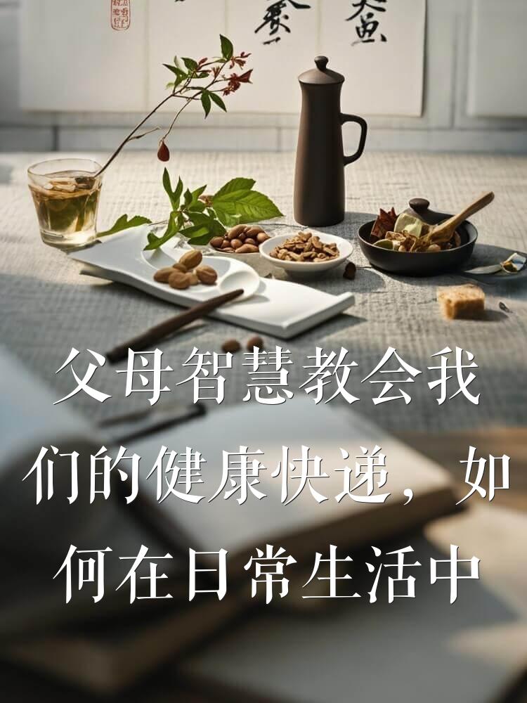 父母智慧教会我们的健康快递，如何在日常生活中实践