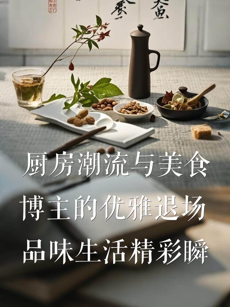 厨房潮流与美食博主的优雅退场 品味生活精彩瞬间