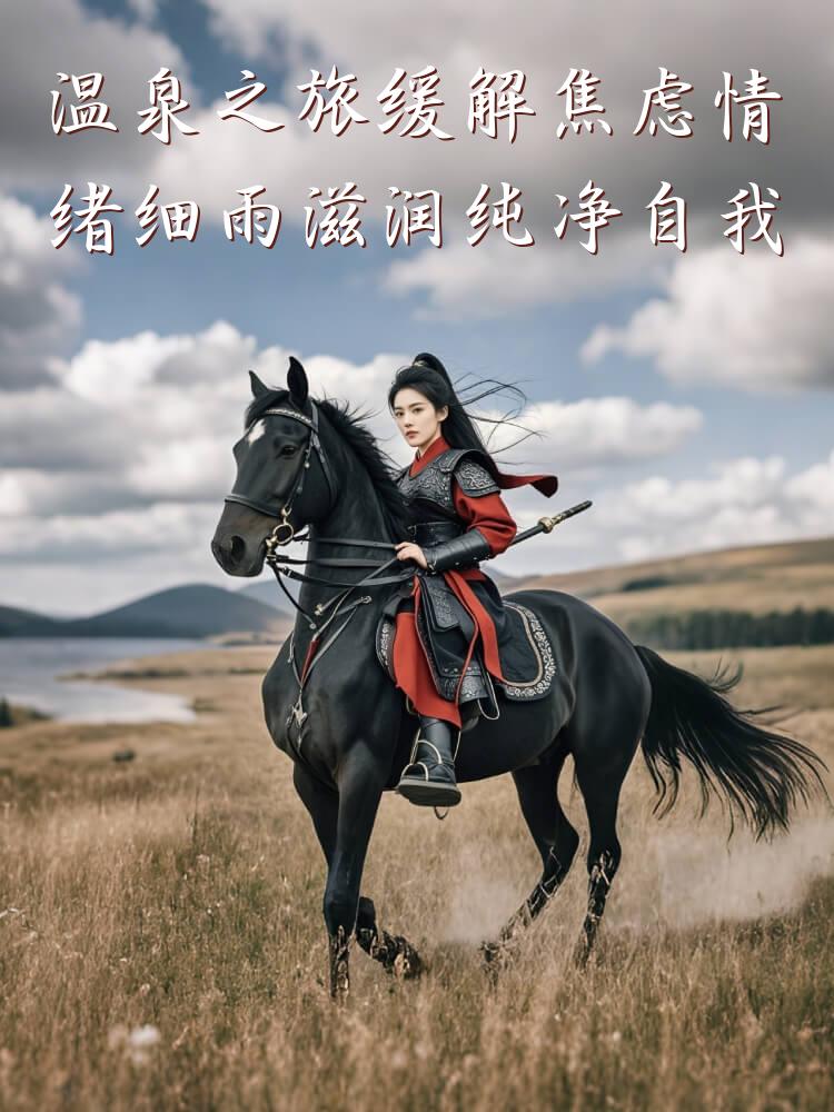 温泉之旅缓解焦虑情绪细雨滋润纯净自我