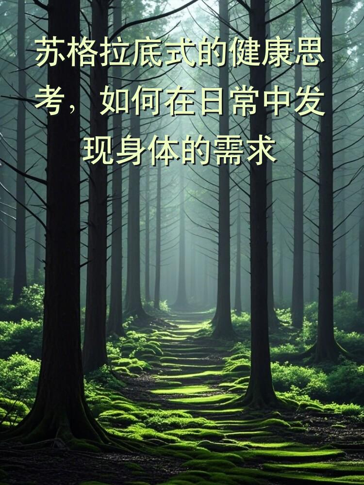 苏格拉底式的健康思考，如何在日常中发现身体的需求
