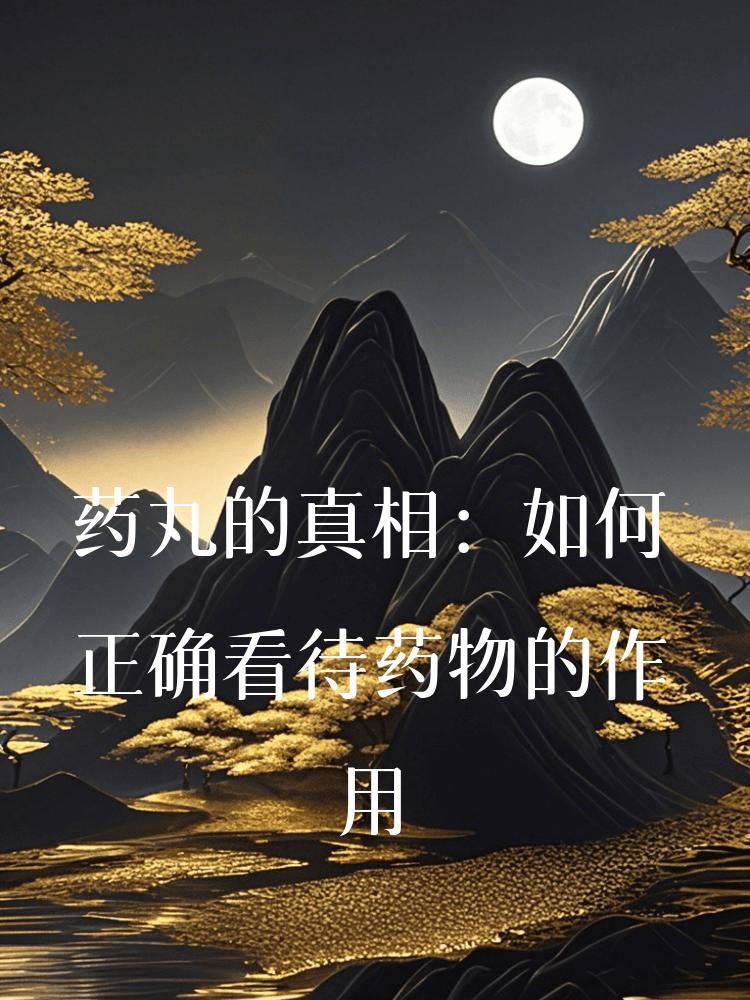药丸的真相：如何正确看待药物的作用